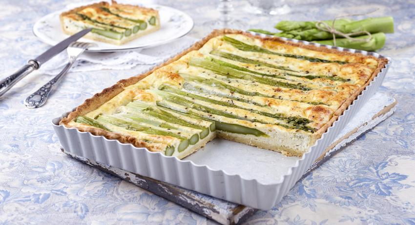 Asparagus and Herb Flan 