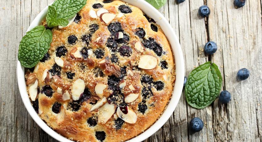 Blueberry and Almond Cake